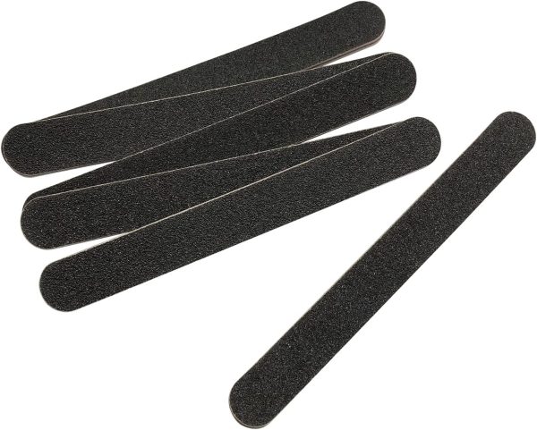 Nail File 10 PCS Professional Double Sided 100/180 Grit Nail Files Emery Board Black Manicure Pedicure Tool and Nail Buffering Files - Image 3