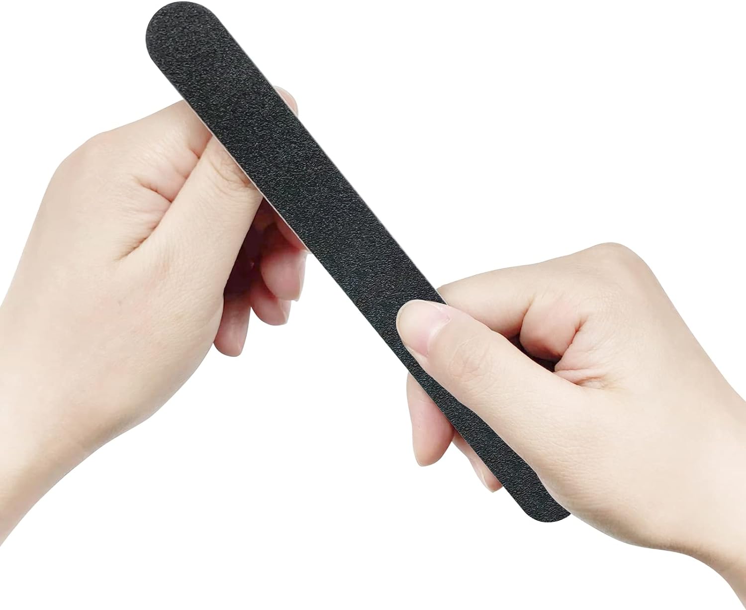 Nail File 10 PCS Professional Double Sided 100/180 Grit Nail Files Emery Board Black Manicure Pedicure Tool and Nail Buffering Files - Image 5