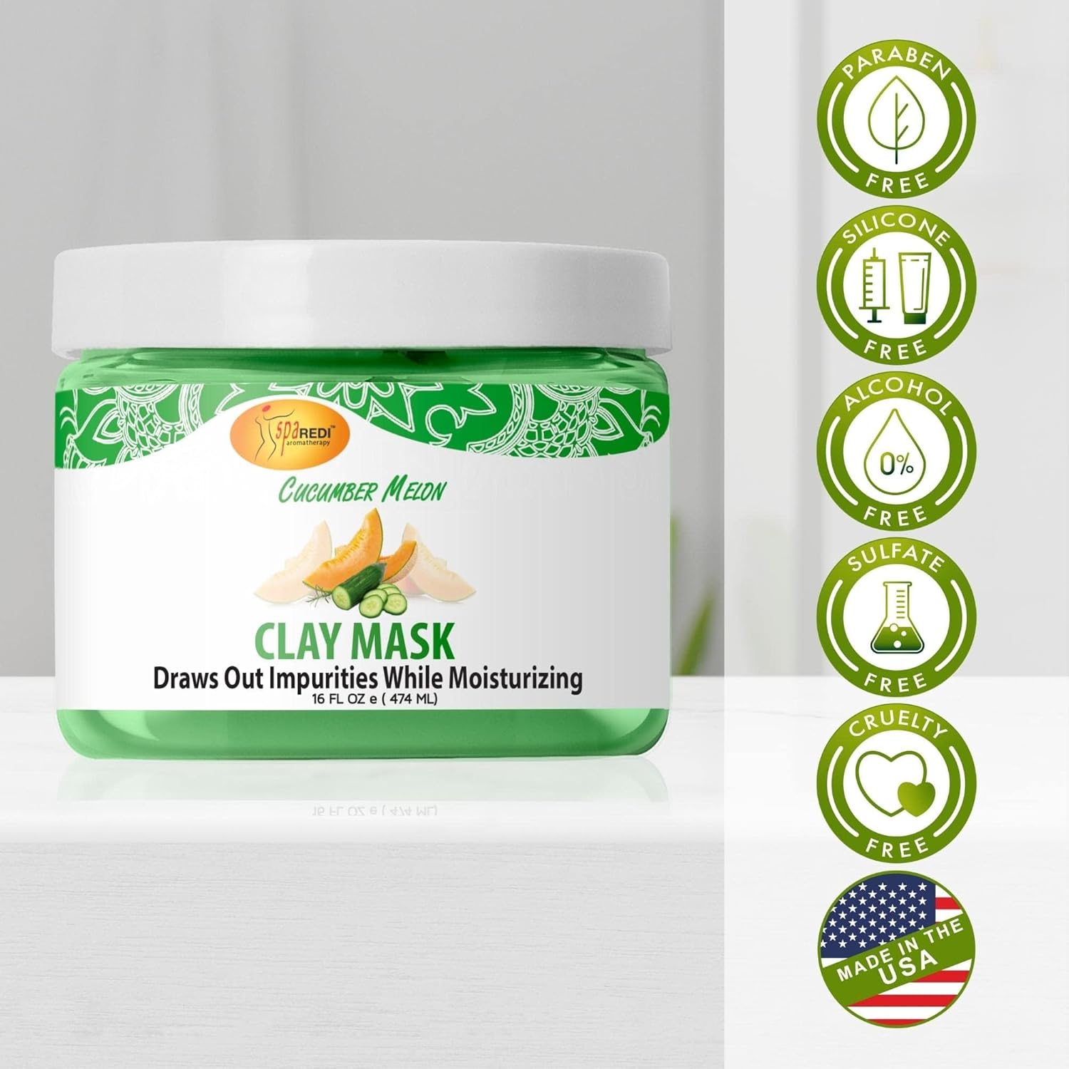 SPA REDI - Exfoliating Scrub Pumice Gel, Mint and Eucalyptus, 128 Oz - Manicure, Pedicure and Body Exfoliator Infused with Hyaluronic Acid, Amino Acids, Panthenol and Comfrey Extract - Image 8
